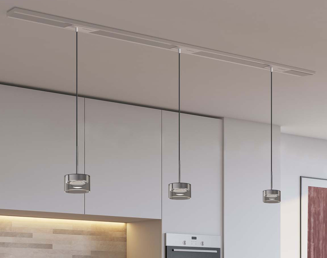 wohnschmiede-fridrich-lampen-pendelleuchten Flexibles Pendelleuchtensystem mit Pendelluchten aus Glas